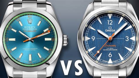 Rolex vs omega railmaster